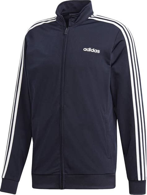 adidas jack zwart met blauwe strepen|Adidas trainingsjack .